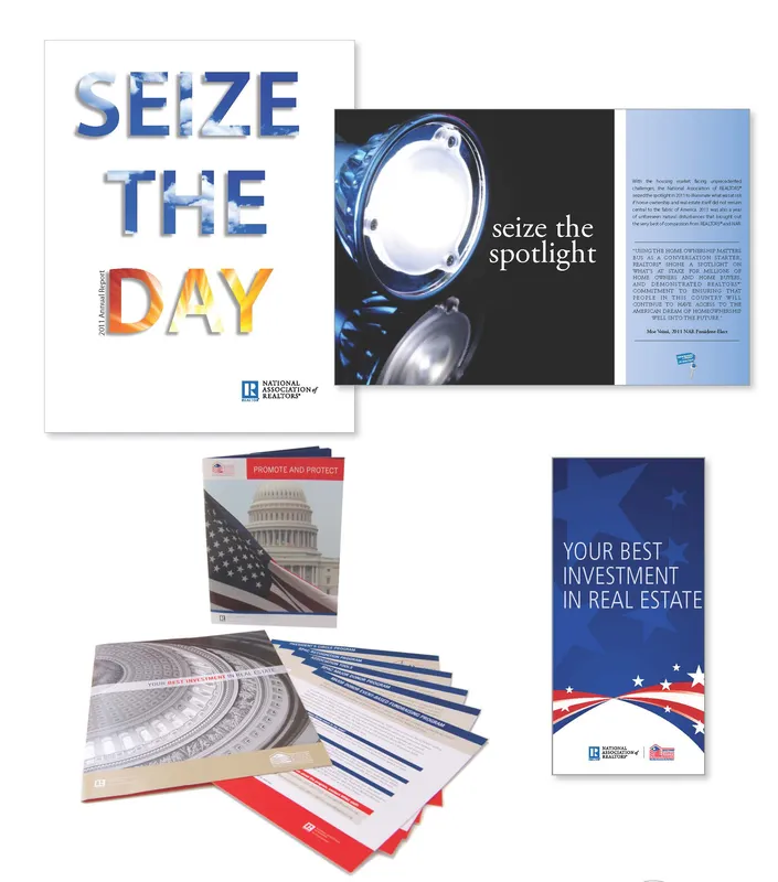 Annual report cover by Gravitait Design, Maryland graphic design studio