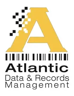 Atlantic Data & Records, logo design by Gravitait Design
